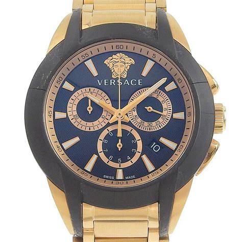 Versace Slv Blk/M8C Character Chronograph 